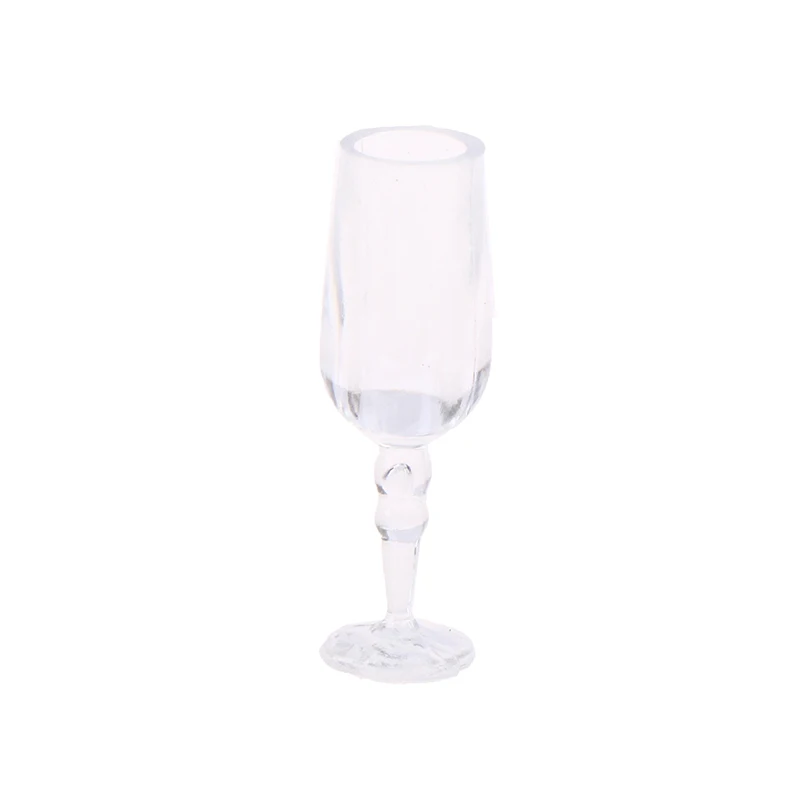 6Pcs 1/12 Dollhouse Miniature Wine Glass Mini Goblet Cup Toy for ob11 bjd Blythe Decoration Doll House Accessories