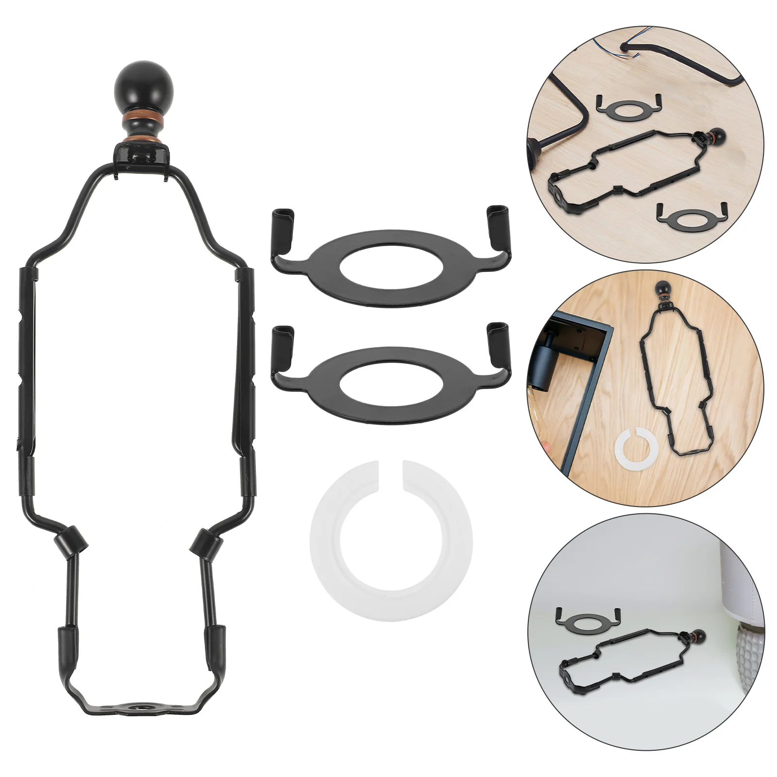 

1 Set Lamp Harps Lamp Making Parts Detachable Lamp Shade Holder DIY Lampshade Harps