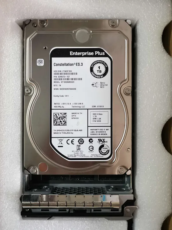 

P3HC0 0P3HC0 PS4100 PS6100 1T SAS 3,5 'ST1000NM0023 жесткий диск HDD