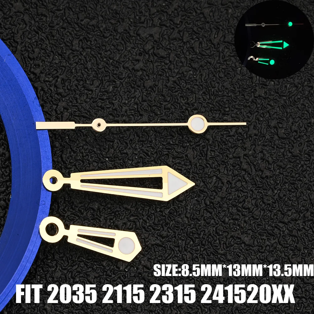 High-Quality Luminous Watch Hands with C3 BGW9 Green Blue Glow
