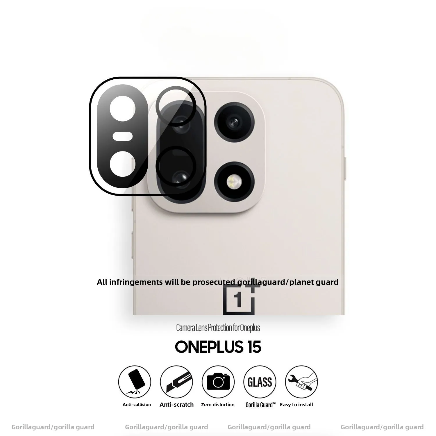 2-Pack HD Lens Protective Film – Full Coverage, High Transparency Glass