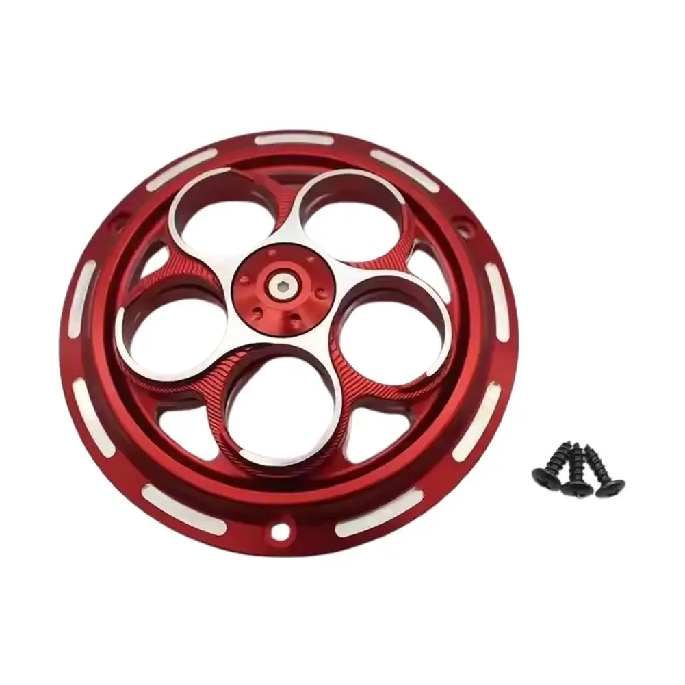 Motorcycle Cooling Fan CNC Motorcycle Fan Cover for vespa Sprint Primavera 150 Modified Engine Cooling Decoration Rust-free Radiator Cover