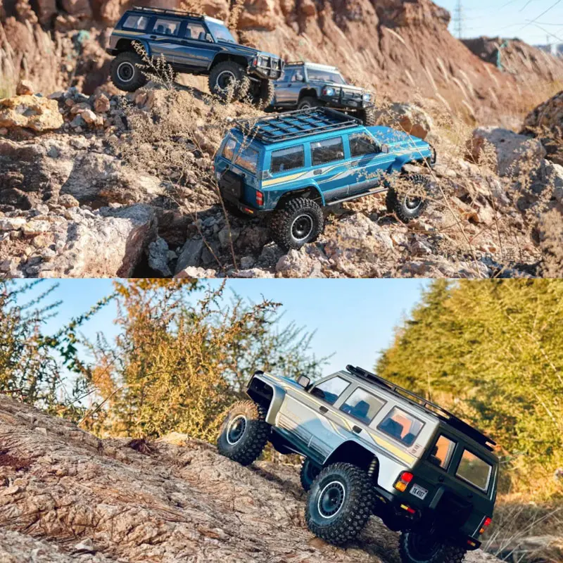 YIKONG RC Cars YK4107 Off-Road Vehicle 1/10 Scale Realistic Patrol 4WD Electric Dual-Speed Off-Road Car Model Toy Gift for Kids 5