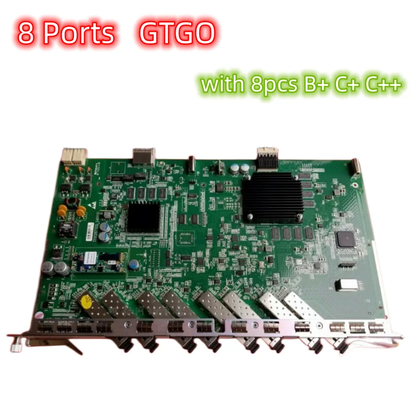 

Priceofbuy New GTGO GPON OLT 8 Ports Service Interface Board with 8pcs B+ C+ C++ Plus SFP Modules for ZTE ZXA10 C300 C320 C600