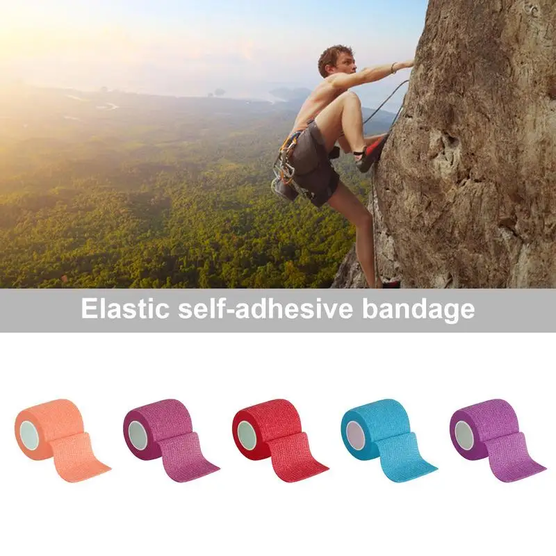 

Self Adhesive Bandage Breathable Stretch Elastic Bandage Bandages Tape For Wounds Ankle Elbow Wrist Knee Protection