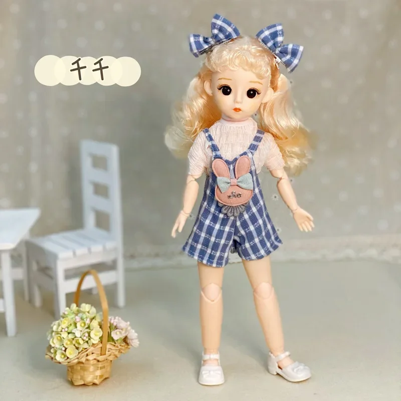 Boneca de jogo de boneca de 3x 10 polegadas bjd com maquiagem de vestido de  moda & brinquedo de cabelo liso - AliExpress