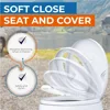 Toilet - Standard Height, Gravity Flush, Foot Pedal, Soft Close Lid with Sprayer Attachment, toliet 2