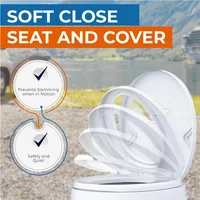 Toilet - Standard Height, Gravity Flush, Foot Pedal, Soft Close Lid with Sprayer Attachment, toliet 2
