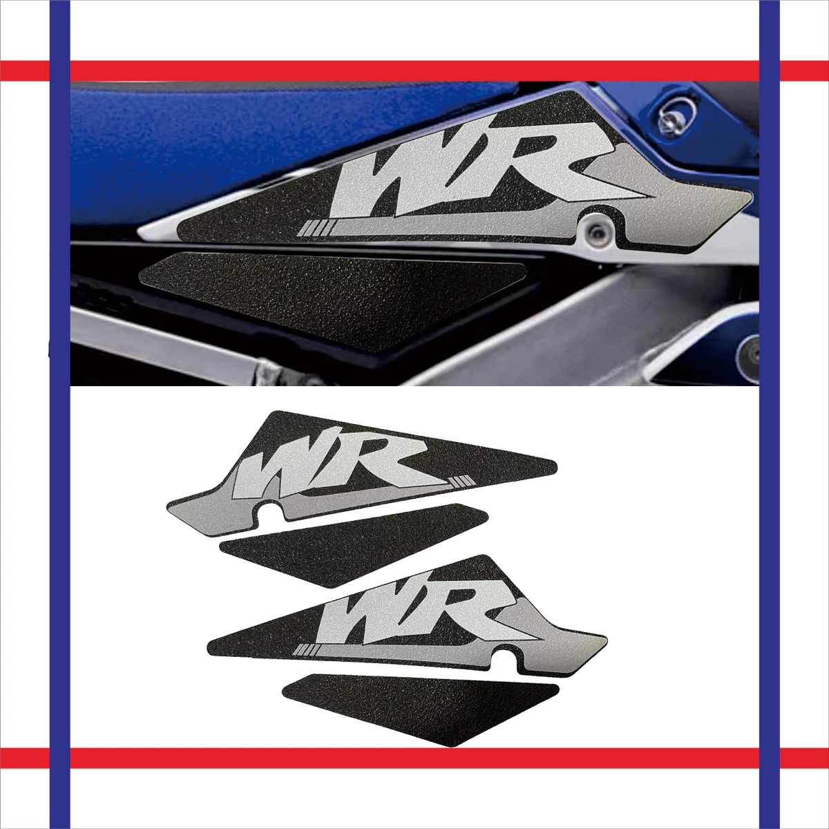 For YAMAHA WR 250F 2015-2019 WR 450F 2016-18 Motorcycle Anti slip Tank Pad 3M Side Gas Knee Grip Traction Pads Protector Sticker
