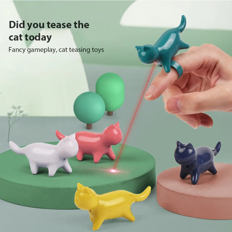 Láser tease varillas de gato LED láser divertidos juguetes de lápiz de gato  interactivo