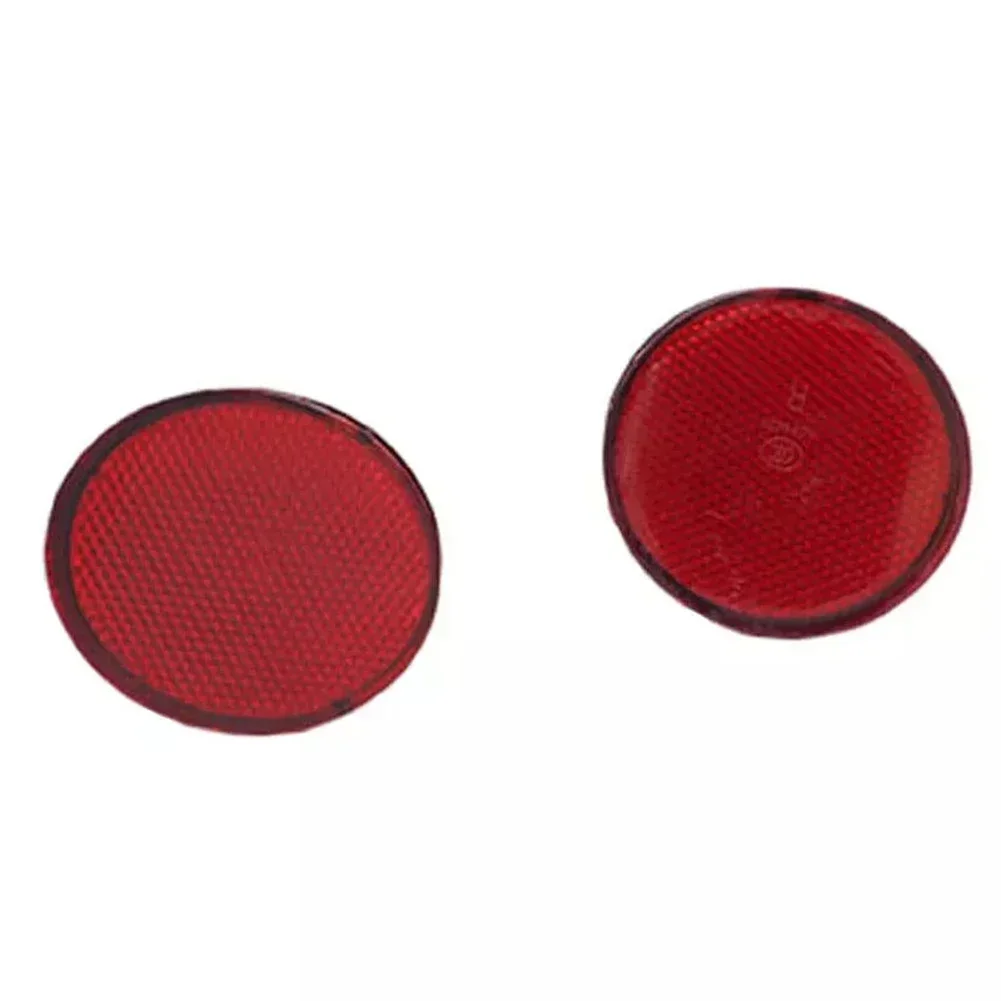 Rear Bumper Round Reflectors for Nissan QASHQAI 2007-2015 Red Color ABS Material OE Compatible 26561JE20A 26560JE20A