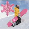 1pc Ski Board Anti Slip Sticker Outdoor Sports Widen Transparent Personal Stickers Thickening Wear Resistant Material Snowflake 1