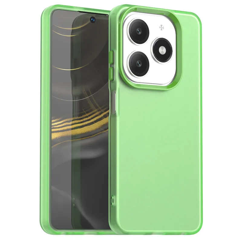Translucent Candy Color Matte Shockproof Protective Bumper Case