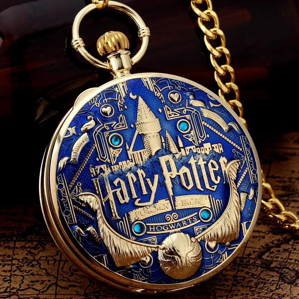 Harris Potter Retro Music Pocket Watch Personalizzato Creativo Magic Academy Pattern Giocattolo Per Bambini Regalo Decorazione Natalizia
