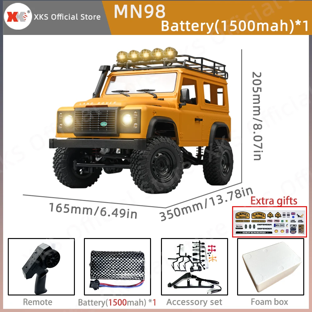 MN99s 1:12 MN モデル バージョン RC カー 4WD 1:12 Scale MN Model RTR Version RC Car 2.4G 4WD MN99S MN99 MN98 RC