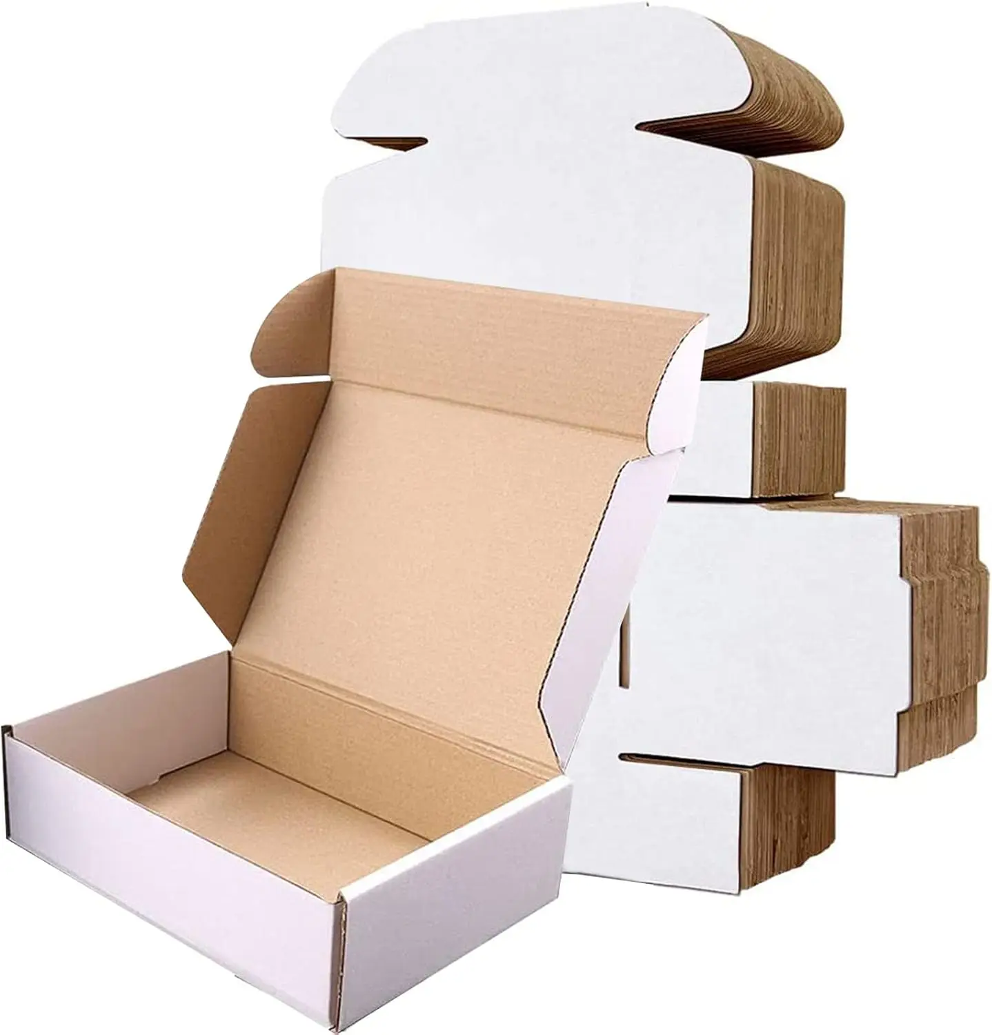 White Shipping Toy Packaging Box 100 Pack for Storage and Shipping Packaging Craft Gifts Gifts Products