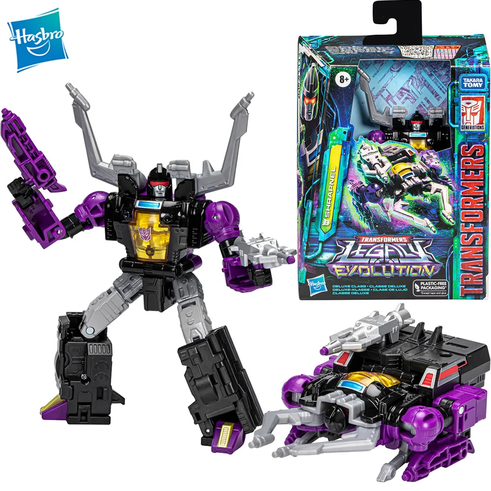 

[In Stock] Hasbro Transformers Shrapnel Generations Legacy Evolution Deluex Class Action Figure Model Original Toy Gift F7192
