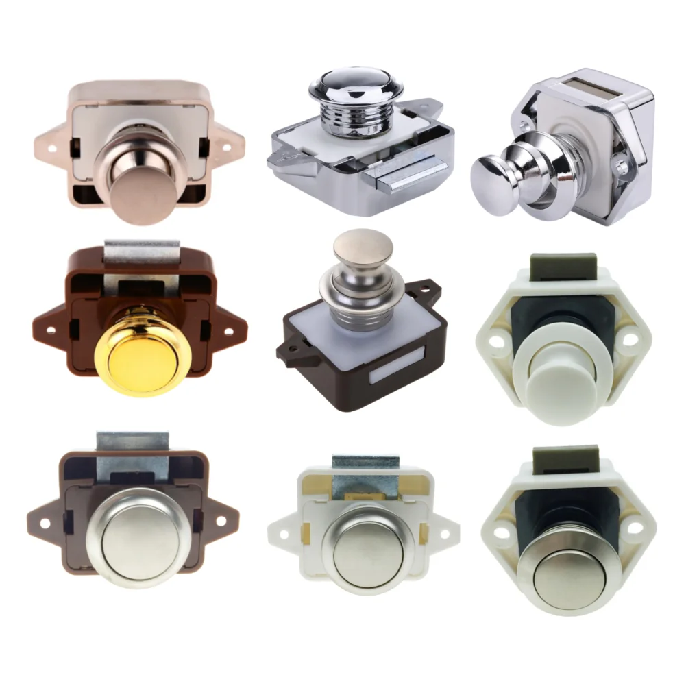 Camper Car Push Lock RV Caravan Boat Motor Home Drawer Latch