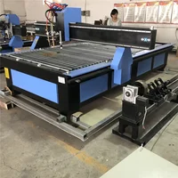 20mm Cutting CNC Plasma Cut Metal 1530 2030 Steel Pipe CNC Plasma Cutter With US Source 5*10 Metal Aluminum Cutting Machine 2