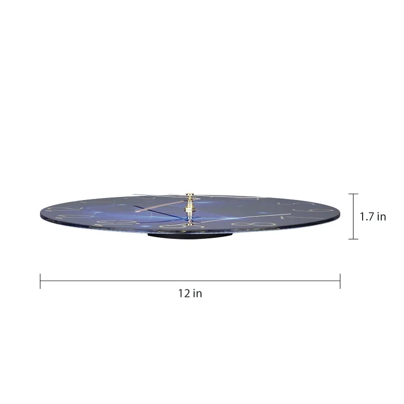 12 inch Modern Silent Wall Clock Non-ticking Silent Digital Wall Clock Silent Movement Without Ticking Living Room Decoration 5