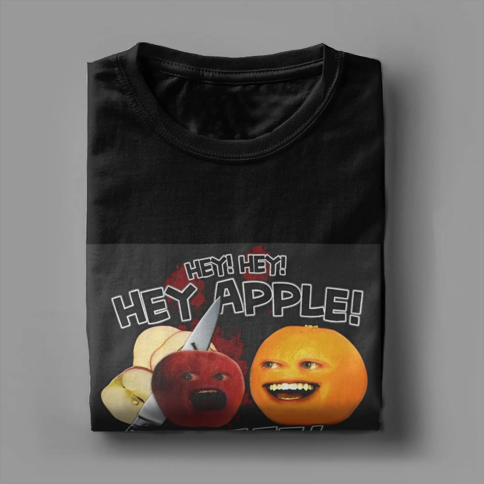 Funny Annoying Orange Graphic Pure Cotton Men's Casual Street Style T-Shirt
