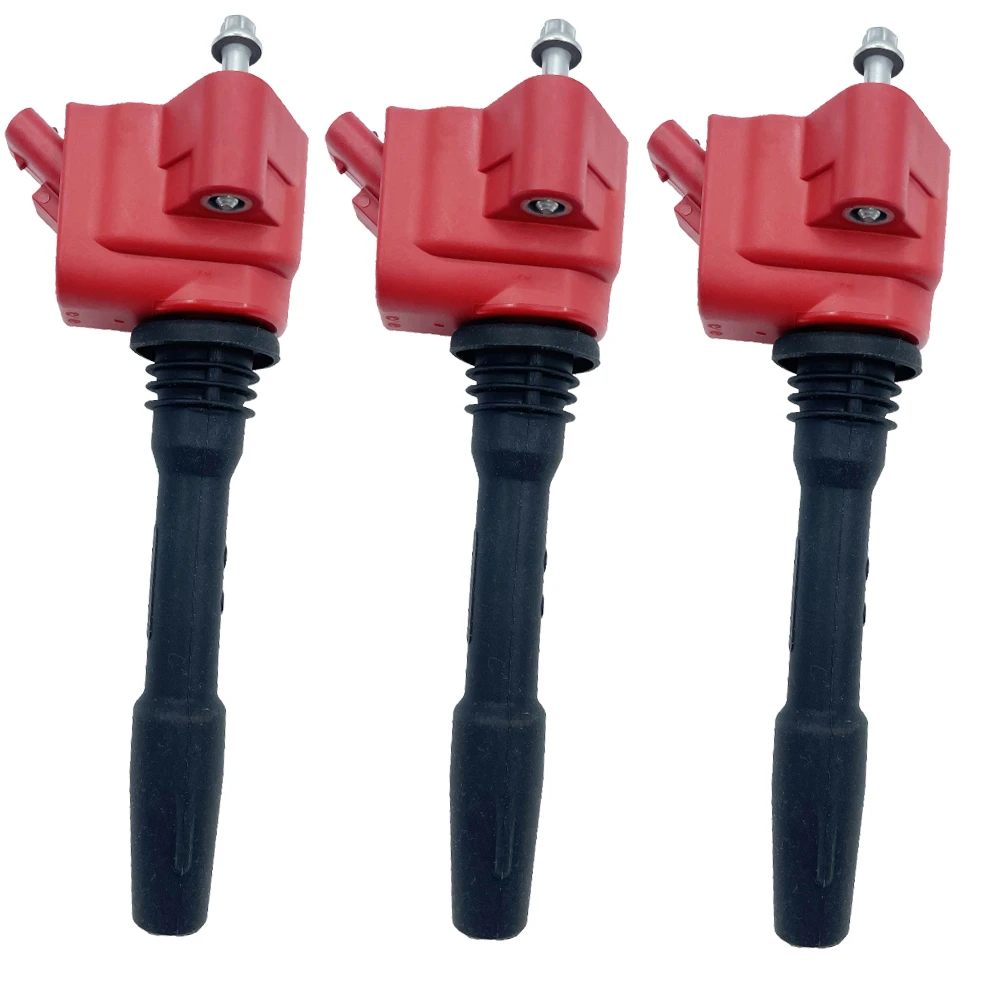 3PCS ARKAUTO HIGH ENERGY RED IGNITION COIL 12138615991 12138678438