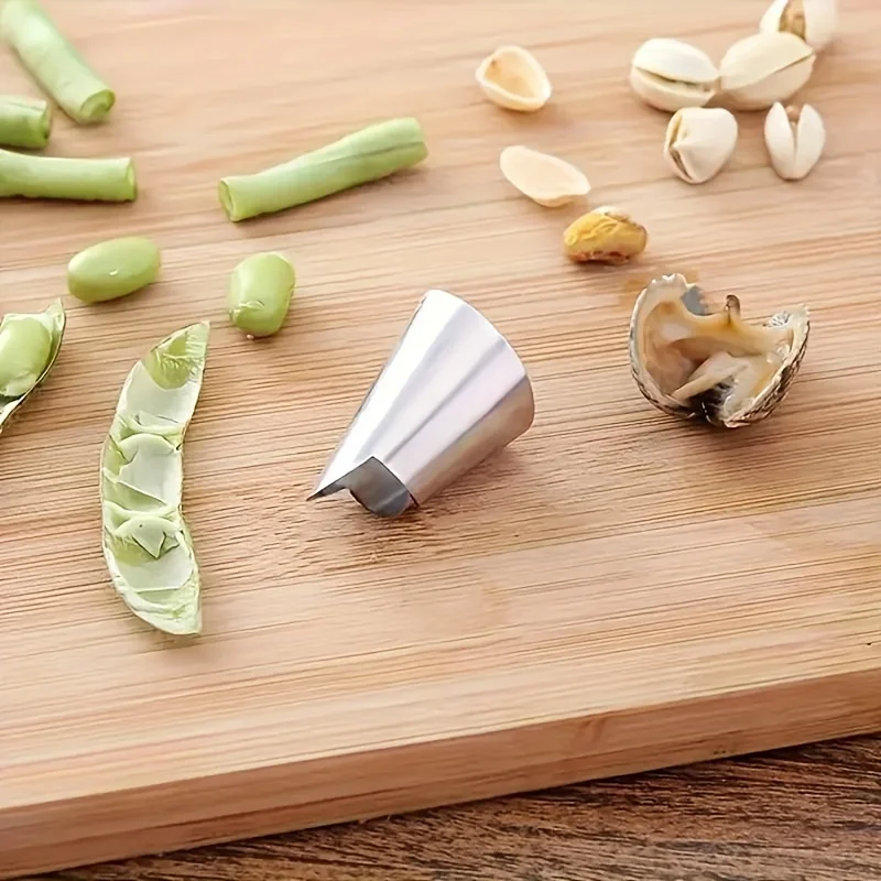 1/2pcs, Planting Supplies & Tools Set: Peeling Armor, Finger Picking Device,Vegetable Cutter,Hand Guard,Iron Nail Sheller Garden