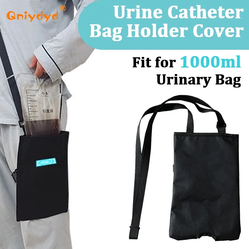 Borsa Per Catetere Per Urina Da 1000 Ml Con Tracolla Regolabile Copertura Per Borsa Per Catetere Per Drenaggio Urinario Copertura Per Supporto Per Borsa Per Gamba Per Urina - Foto 10