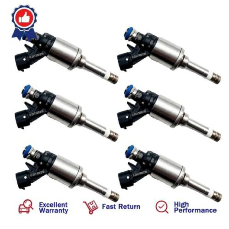 

6X Fuel Injector 16600-5CA0A For 2016-2021 Infiniti Q50 / 2017-2021 Infiniti Q60