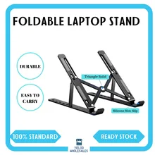 

(LOCAL SELLER) Adjustable & Foldable Laptop Non Slip Stand Holder