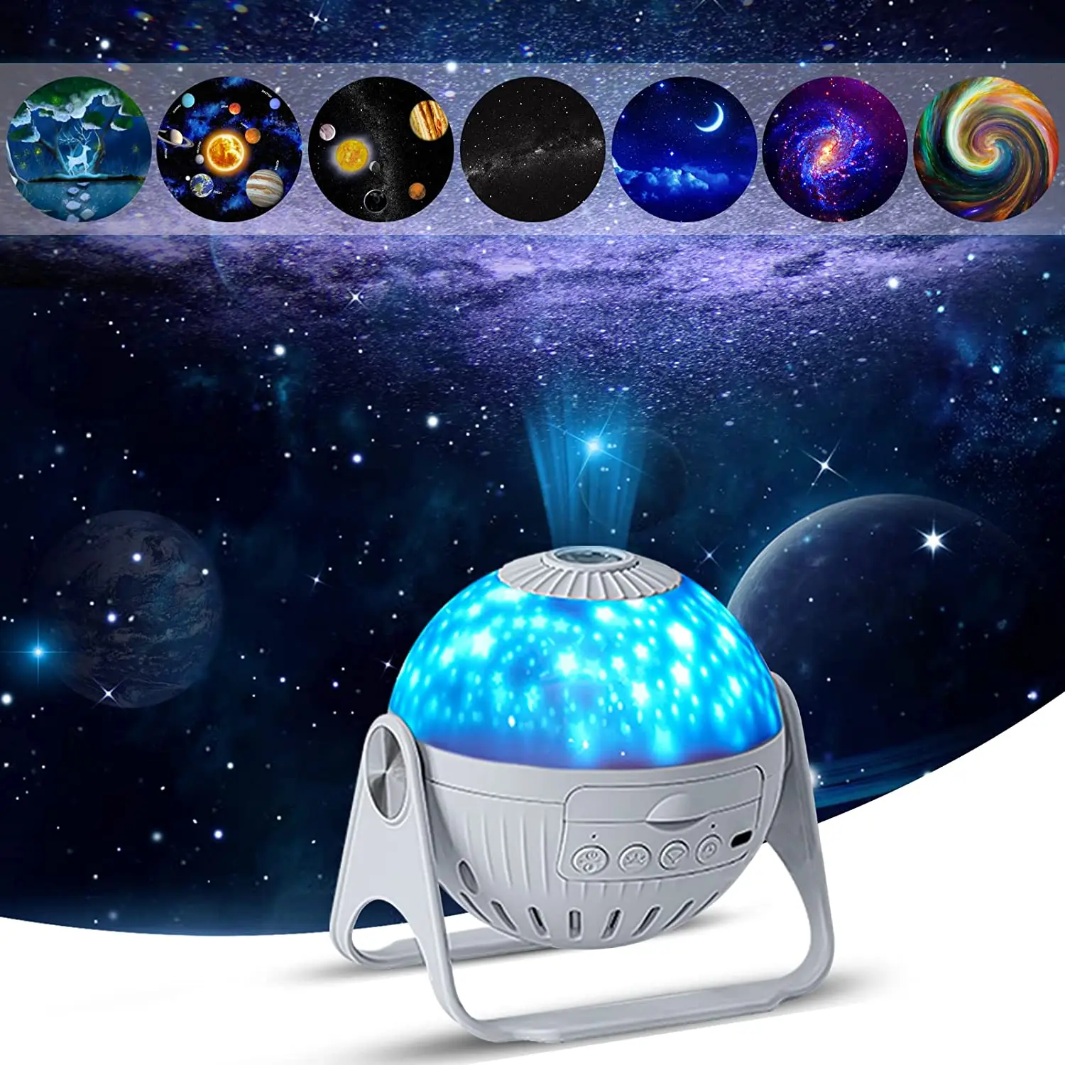Univers Animal ciel étoilé projecteur lampe projecteur de lumière pour  enfants jouets 360 degrés rotatif veilleuses cadeau d'anniversaire de noël