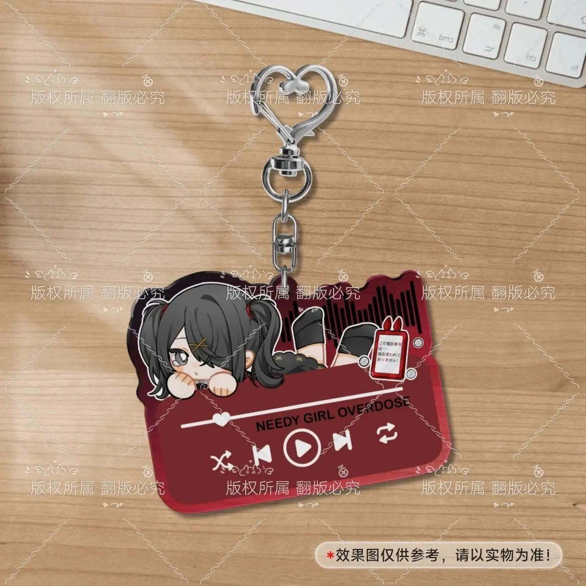 Needy Girl Overdose 音楽プレーヤーシリーズキーホルダー女性 KAngel