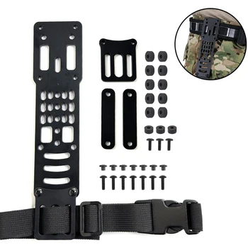 Drop Leg Carry Platform Metal Modular Adjustable Tactical Pistol Holster Adapter Compatible QLS Airsoft Adapter Accessories 1