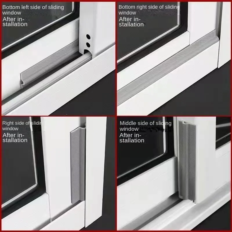 Sealing Strip Door Seal Strip Window Seal Strip Sealing Tape Rubber Seal Strip Rubber Door Weatherstripping Door Weatherstripping 40M Soundproof Foam Window Weatherproof Sliding Door Window Windproof Soundproof Door Bottom Sealing Gap Filler