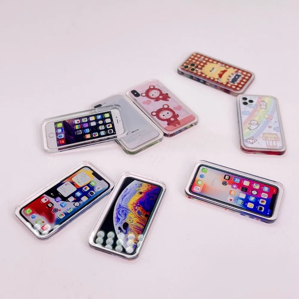1:12 Miniature Mobile Phone Doll House Decoration Dollhouse Mobile Phone Model 2