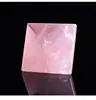 Natural pink rose Quartz Pyramid Crystal point reiki Healing 4