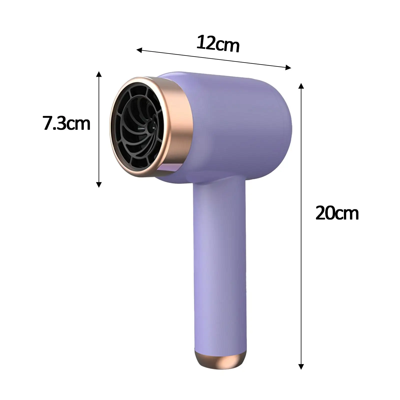 Travel Small Fan Setting Hairdryer Quick Dry Professional Ionic Blow Dryer Hair Blower for Outdoor Travel Salon Indoor Women Men 6