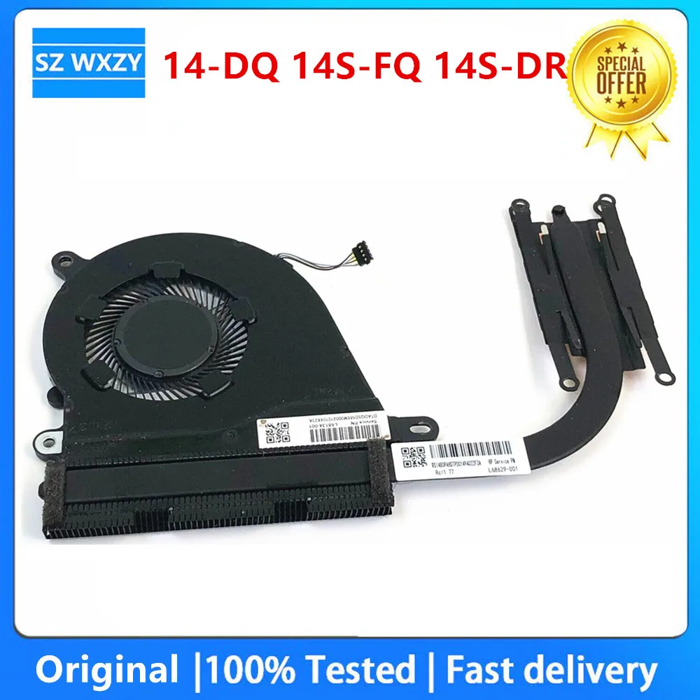Original For HP 14-DQ 14S-FQ 14S-DR TPN-Q221 Laptop Coolers