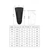 Swimming Fins for Children Adults Unisex Freestyle Silicone Short Fins for Swimming Diving Training Frog Kick Propulsion 6