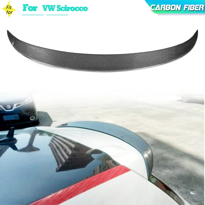 

Carbon Fiber Rear Roof Spoiler Wing For Volkswagen VW Scirocco R 2009-2013 Scirocco GTS 2013-2014 Non Standard Rear Roof Spoiler