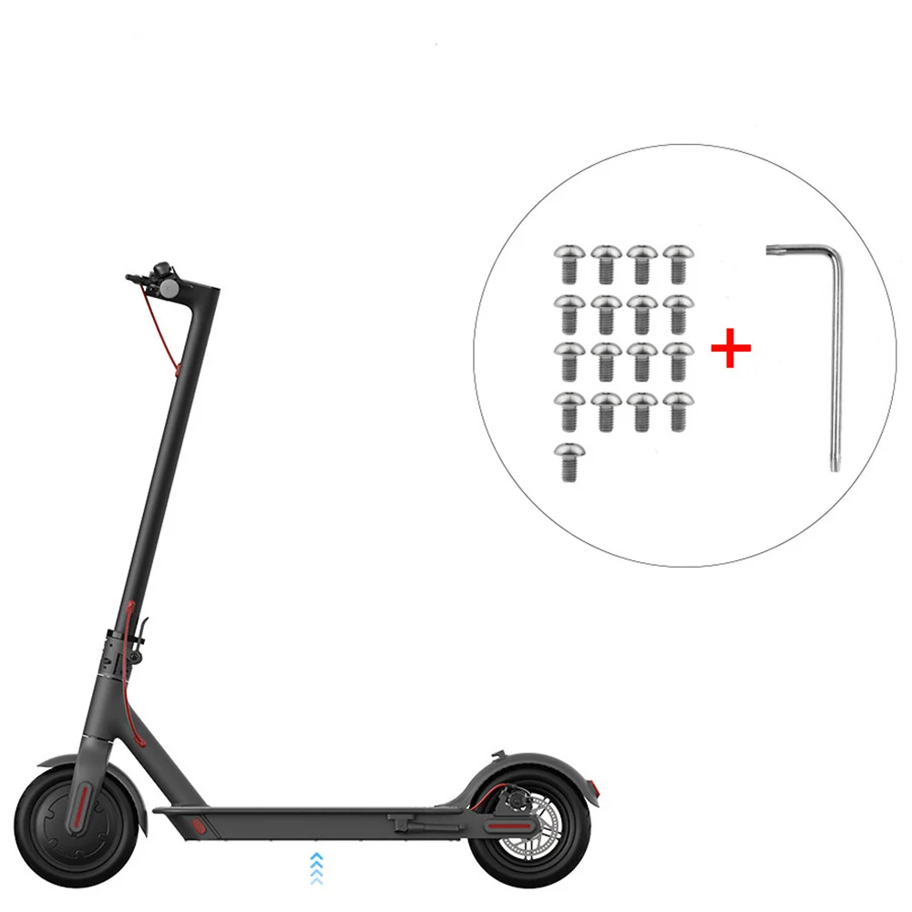 Chiave A Vite Con Coperchio Inferiore Chiave A Vite Per Scooter Elettrico Durevole 10*4Mm 17 Pezzi Vite Per-Xiaomi M365 Pro Pro2 1S