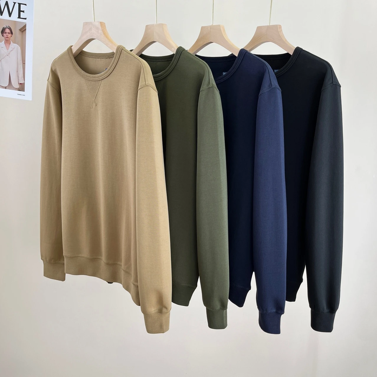 

Men and Women Classic Round Neck Hoodie R L Small Horse Logo Fashion Casual Sweatshirts Daliy Sport Tops Pullovers