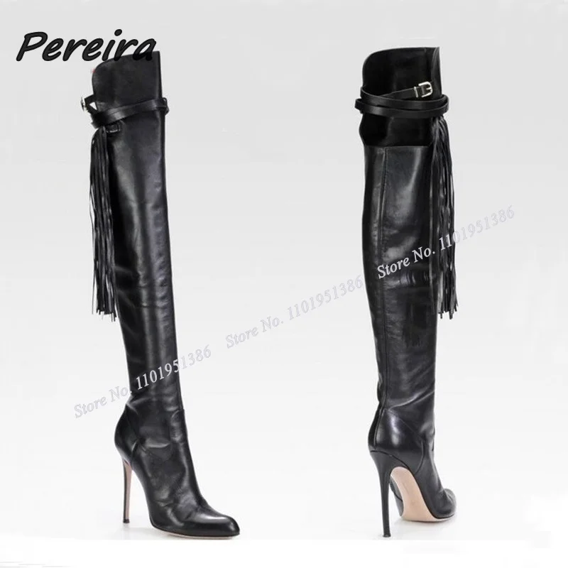 Ceciloroda Oberschenkel Stiefel - Slouchy High Heels Für Damen