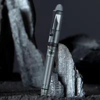 Asvine V126 Vacuum Filling Fountain Pen Matte Black Titanium EF/F/M Nib Acrylic Writing Christmas Gift Pen for Office Luxury 2
