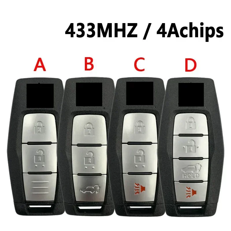 

BB ключ для Mitsubishi Outlander 2021 2022 2023 433 МГц 4A чип FCC ID:KR5MTXN1 8637C254 8637C253 8637C252 8637C251 умный Автомобильный ключ