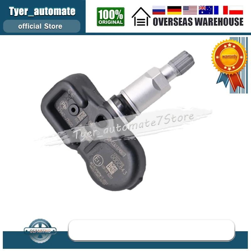 Advanced TPMS Tire Air Pressure Sensor - 433MHz