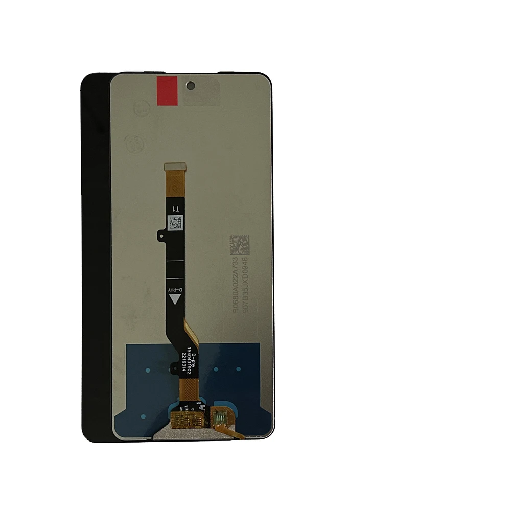 100% Tested Black 6.8 inch For Tecno Spark 8 Pro KG8 Full LCD Display Touch Screen Digitizer Assembly Panel Replacement parts