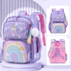 Cute Backpack For Primary School Student Stylish Portable Versatile Bag Breathable Preschool Books Bag Back To School Gift Girls 3