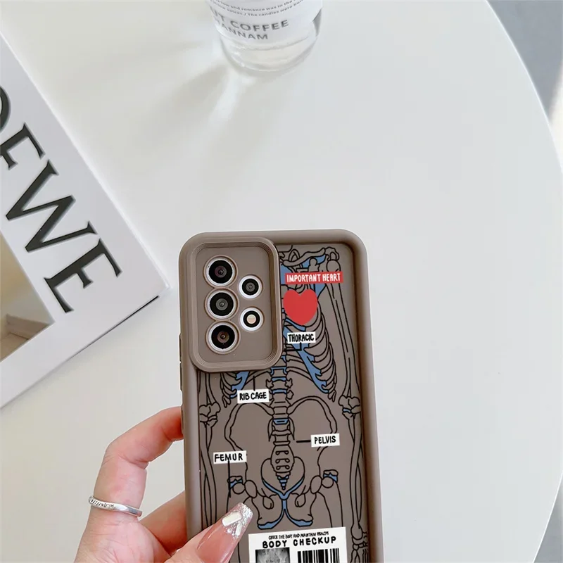 Heart Skull Protective Phone Case