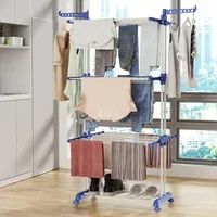 Clothes Drying Rack,Clothes Drying Rack Foldable,Drying Rack Clothing Folding,4-Tier Laundry Drying Rack 1